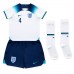 England Declan Rice #4 Barnkläder Hemma matchtröja till baby VM 2022 Kortärmad (+ Korta byxor) Billigt